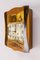 Art Deco French Walnut Wall Clock with Chime, 1950s, Image 2