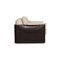 Cream Fabric & Brown Leather Sofa from Minotti 8