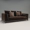 Brown Velvet Sofa by Antonio Citterio for Maxalto, 2013, Image 2