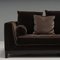 Brown Velvet Sofa by Antonio Citterio for Maxalto, 2013 3