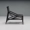 Black Leather 470 Pilotta Armchair attributed to Rodolfo Dordoni for Cassina, 2008 3