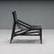 Black Leather 470 Pilotta Armchair & Footstool attributed to Rodolfo Dordoni for Cassina, 2008, Set of 2, Image 6
