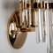 Murano Glass and Brass Sconce in the style of Venini, Italy, 1975, Image 3