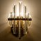 Murano Glass and Brass Sconce in the style of Venini, Italy, 1975 9