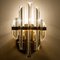 Murano Glass and Brass Sconce in the style of Venini, Italy, 1975, Image 9