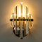 Murano Glass and Brass Sconce in the style of Venini, Italy, 1975, Image 6