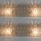 Große Wandlampen aus geblasenem Muranoglas, Hillebrand zugeschrieben, 1960, 2er Set 7