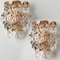 Gilt Brass with Crystal Glass Wall Lights from Kinkeldey, 1970s, Set of 2, Image 4