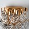 Gilt Brass with Crystal Glass Wall Lights from Kinkeldey, 1970s, Set of 2 10