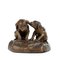 Small Dogs Figurine in Bronze by F. Gornik 1