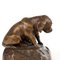 Figurine de Petit Chien en Bronze par F. Gornik 4