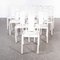 French T37 Outdoor Dining Chairs attributed to Tolix, 1950s, Set of 10 1