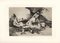 Francisco Goya, Se Aprovechan, Acquaforte originale, 1863, Immagine 1