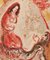 Nach Marc Chagall, stahl Rahel die Idole ihres Vaters, Lithographie, 1963 1