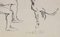 Claudio Cintoli, Shepherd, Original China Ink Drawing, 1958, Framed, Image 4