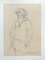 Bernard Naudin, Hunter, Original Pencil Drawing, Early 20th Century 1