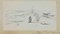 Yvonne Thivet, Landscape, Original Pencil Drawing, Mid-20th Century, Image 1