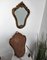 Antike italienische Spiegel aus geschnitztem & vergoldetem Holz, 2er Set 6