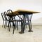 Industrial Dining Table with Machine Parts Oxidaad, 1920s 4
