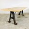 Industrial Dining Table with Machine Parts Oxidaad, 1920s 3