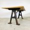 Industrial Dining Table with Machine Parts Oxidaad, 1920s, Image 8