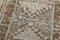 Alfombra de pasillo turca antigua de lana neutra, Anatolia, años 50, Imagen 8