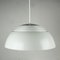 White AJ Royal Pendant attributed to Arne Jacobsen for Louis Poulsen, Denmark, 1960s, Image 2