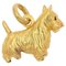 18 Karat Yellow Gold Enamel Dog Charm Pendant, 1960s, Image 1