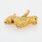 18 Karat Yellow Gold Enamel Dog Charm Pendant, 1960s, Image 5