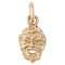 Pendentif Mascaron en Or Jaune 18 Carats, 1960s 1