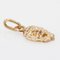 18 Karat Yellow Gold Mascaron Charm Pendant, 1960s 5