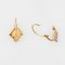 18 Karat 19th Century French Natural Pearl Rose Gold Lever Back Earrings, Set of 2 4