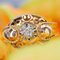18 Karat French Rose Gold Diamond Ring, 1950s 4