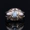 18 Karat French Rose Gold Diamond Ring, 1950s 3