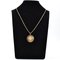 18 Karat French Yellow Rose Gold and Cultured Pearl Turquoise Pendant, 1960s 5