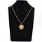 18 Karat French Yellow Rose Gold and Cultured Pearl Turquoise Pendant, 1960s, Image 5