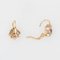 18 Karat 20th Century French Rose Gold Lever- Back Earrings, 1890s, Set of 2 5