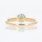18 Karat French Yellow Gold Emerald Solitaire Ring, 1960s, Image 13