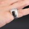 20th Century French Silver Engraved Signet Ring, Image 13