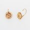 18 Karat 20th Century French Rose Gold Lever- Back Earrings, 1890s, Set of 2 6