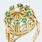 18 Karat Yellow Gold Cocktail Ring, 1960s 8