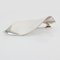 French Stylized Leaf Silver Brooch, 1970s, Image 3