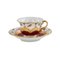 Porzellan B-Form Mokka Tasse & Untertasse von Meissen, 2er Set 1