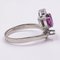 14k Vintage White Gold Ruby ​​and Diamond Ring, 1960s 3