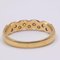 14 Karat Vintage Gelbgold Riviera Ring mit Diamanten, 1970er 4