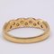 14k Vintage Yellow Gold Riviera Ring with Diamonds, 1970s, Image 4