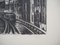 Adriaan Lubbers, New York City, Chatham Square, 1930, Original Lithograph 9