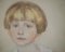 Jean-Gabriel Domergue, Young Girl with Boyish Haircut, 20. Jh., Original Pastellzeichnung 4