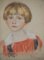 Jean-Gabriel Domergue, Young Girl with Boyish Haircut, 20th Century, Original Pastel Drawing, Image 2