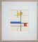 Jean Gorin, Composition Abstraite, 1952, Pochoir à la Gouache 2